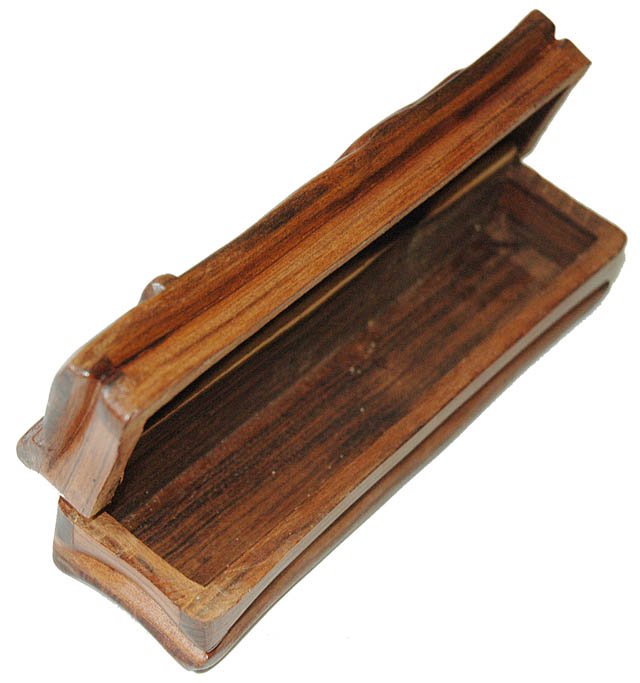 Jewelry box hand carved in Cedar wood