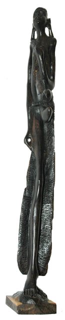 Masaai woman in Ebony