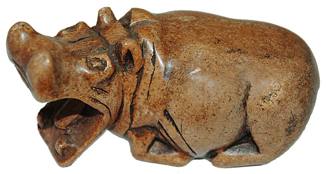 Soapstone Hippos