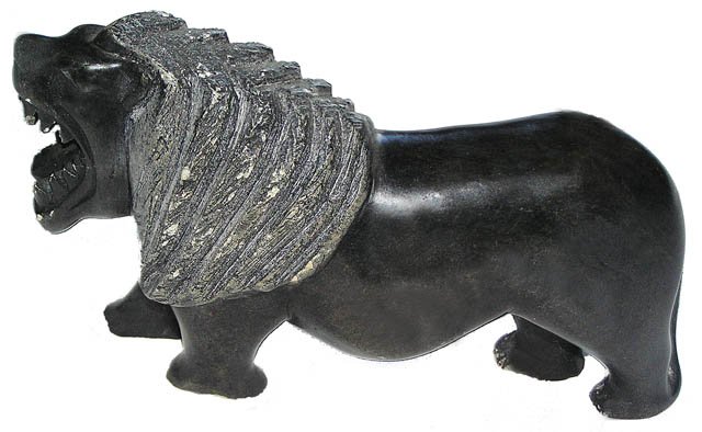Lion in soapstone