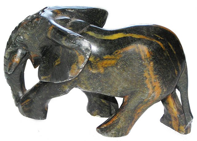 Elephant in soapstone