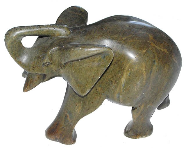 Elephant in soapstone