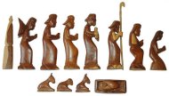 Nativity Scene in Mahogany