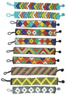 Broad Zulu beads armband