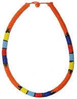 Round Zulu beads choker