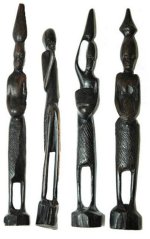 Ethiopeans, hand carved in Ebony