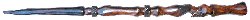 Hand carved Mahogany walking stick