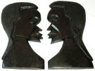 Side masks in Ebony